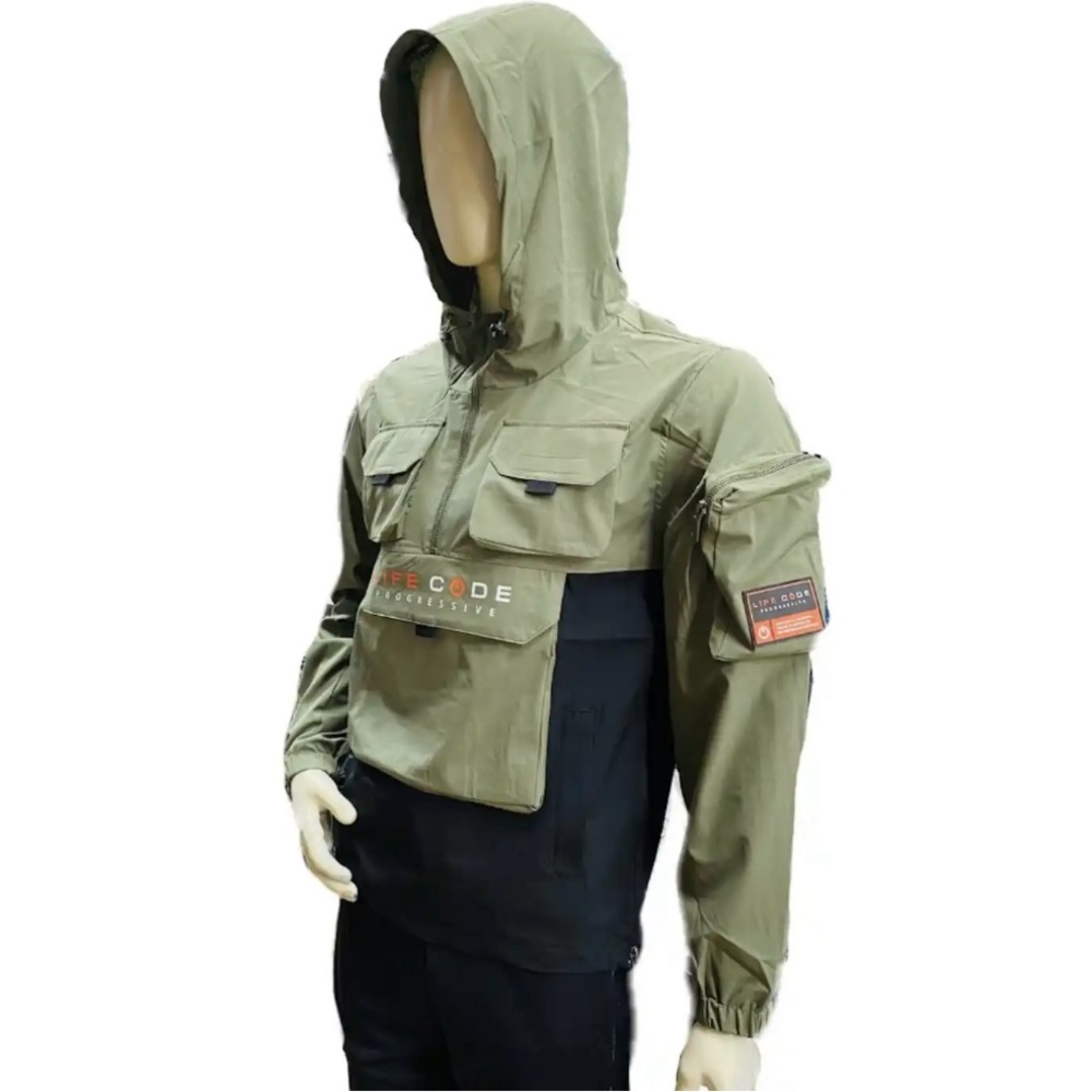 Progressive Life Code Olive Tactical Windbreaker Size Medium - Picture 2 of 12